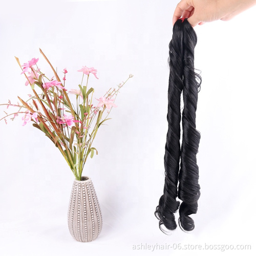 hot sale Julianna pony style 24inch black women synthetic fiber hair yaki perm braiding hair yaki pony braiding hair